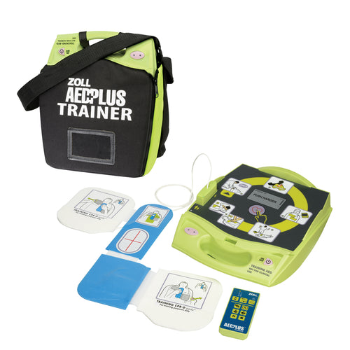 AED, ZOLL, AED PLUS, TRAINER II SEMI-AUTO with REMOTE, TRAINER CPR-D-padz & GEL, FRENCH