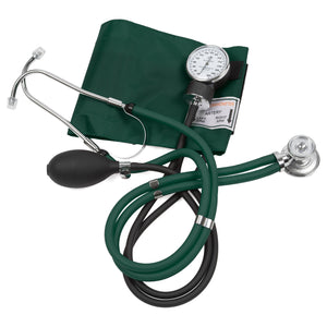 Blood Pressure Cuff With Stethoscope - (Hunters Green) - Eco Medix