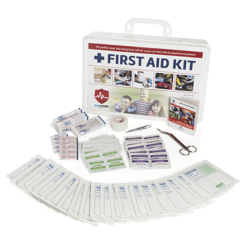 CSST Workplace First Aid Kit, Sec. 4, 36 Unit, Fully Stocked in Plastic Box - Eco Medix