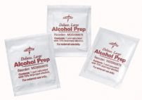 alcohol swabs to disinfect 